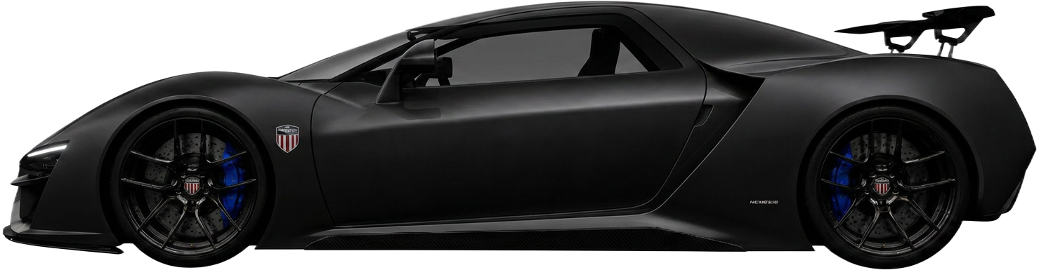 TRION Nemesis matte black side profile