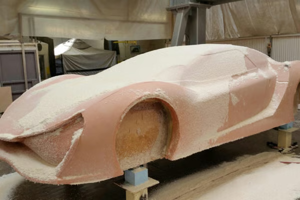 Nemesis prototype — front quarter clay sculpt